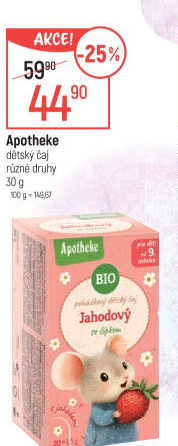 Čaj dětský Apotheke