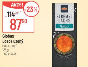 Losos uzený Globus