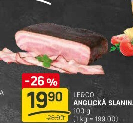 Anglická slanina LE&amp