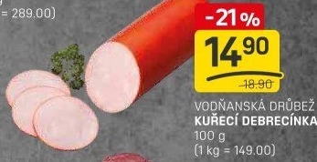 Debrecínka kuřecí Vodňanské kuře