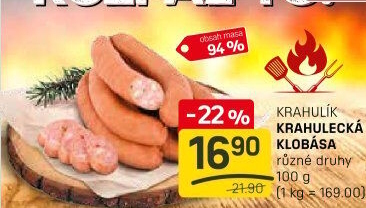 Krahulecká klobása Krahulík