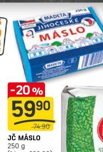 Máslo Jihočeské Madeta