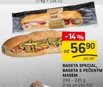 Obložená bageta