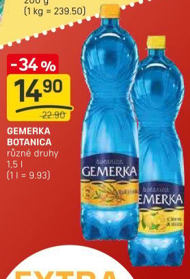 Ochucená voda Gemerka