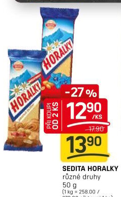 Oplatky Horalky Sedita