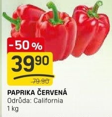 Paprika červená