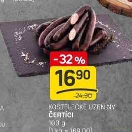 Párky Čertíci Kostelecké uzeniny