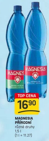 Přírodní voda Magnesia