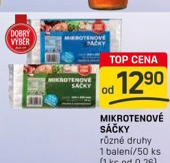 Sáčky mikrotenové Dobrý Výběr