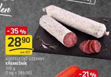 Salám Křemešník kostelecký Kostelecké uzeniny