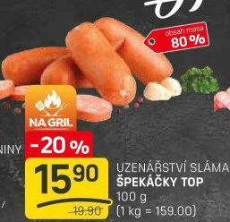 Špekáčky Top Sláma