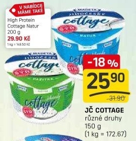 Sýr Cottage Jihočeský Madeta