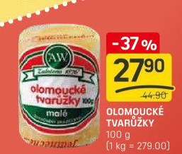 Sýr tvarůžky olomoucké A.W.