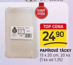 Tácky papírové Dobrý Výběr