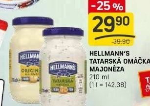 Tatarská omáčka Hellmann'