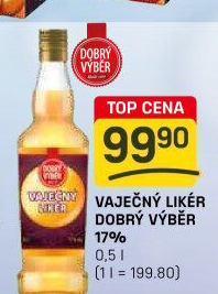 Vaječný likér Dobrý Výběr