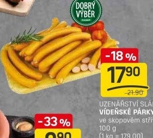Vídeňské párky Dobrý Výběr