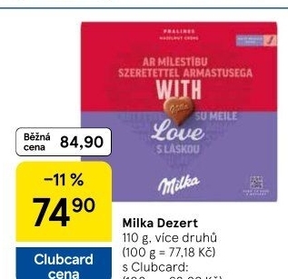 Bonboniéry Milka