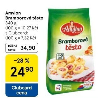 Bramborové těsto v prášku Amylon