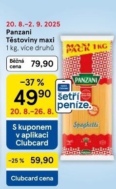 Těstoviny Panzani