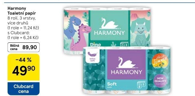 Toaletní papír 3vrstvý Harmony