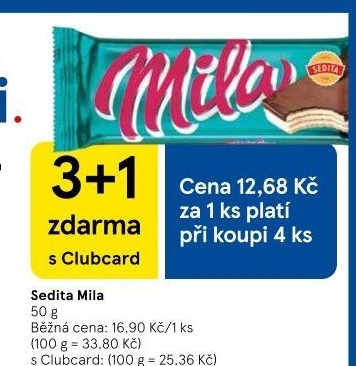 Oplatky Mila Sedita