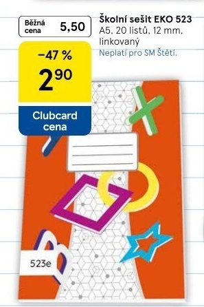 Školní sešit A5