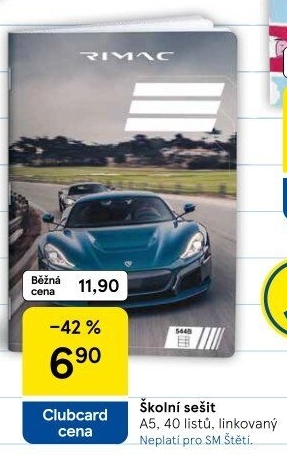 Školní sešit A5