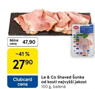Šunka od kosti nejvyšší jakosti LE&amp