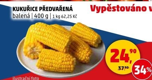 Kukuřice předvařená