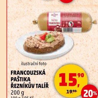 Paštika francouzská Řezníkův talíř