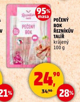 Pečený bok Řezníkův talíř