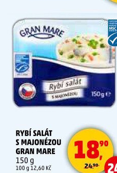 Rybí salát s majonézou Gran Mare