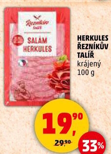Salám Herkules Řezníkův talíř