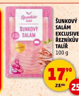 Salám šunkový exclusive Řezníkův talíř