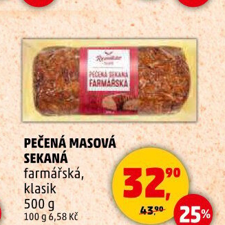 Sekaná farmářská Řezníkův talíř