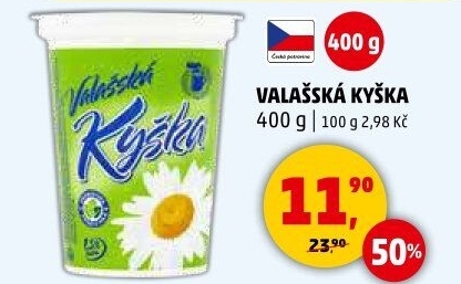 Valašská kyška Mlékárna Valašské Meziříčí