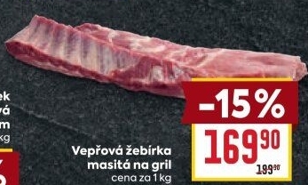 Žebra vepřová na gril