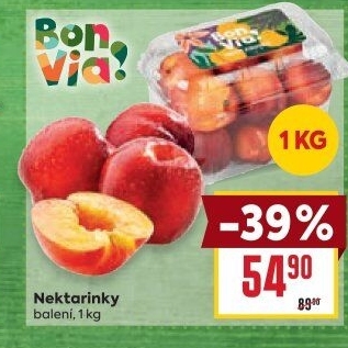 Nektarinky Billa Bonvia