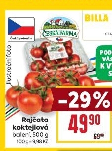 Rajčata koktejlová Česká farma