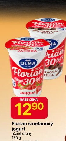 Jogurt smetanový Florian Olma