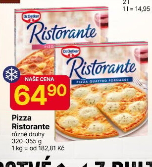 Pizza mražená Ristorante Dr. Oetker