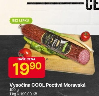 Salám Vysočina Cool Poctivá Moravská
