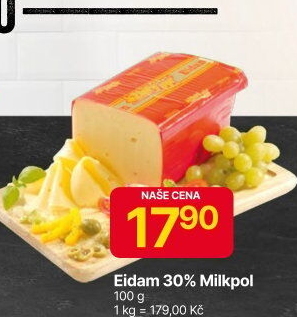 Sýr Eidam 30% Milkpol