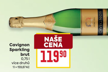 Sekt Brut Cavignon Sparkling