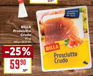Šunka Prosciutto Crudo Billa