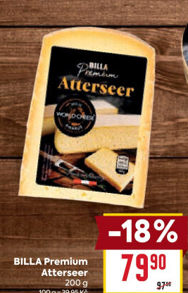 Sýr Atterseer Premium Billa