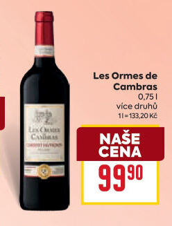 Vína Les Ormes de Cambras