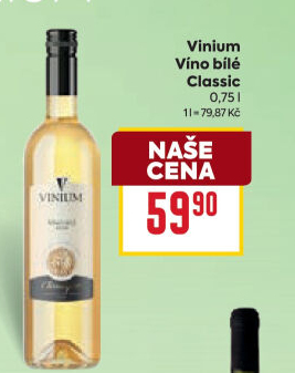 Vína Vinium Classique Velké Pavlovice