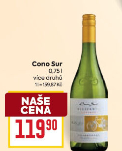 Vína z Chile Cono Sur